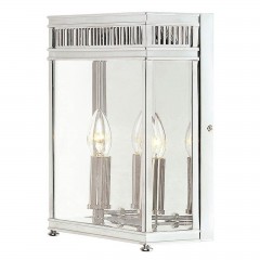 Настенный уличный фонарь Brighton chrome maxi - esl/121