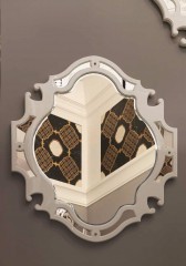 Зеркало в белой резной раме - mvsn/0158