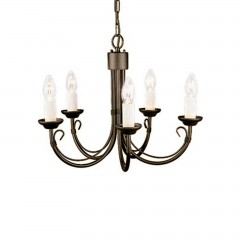 Люстра Blume black с 5 свечами - esl/700