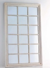 Прямоугольное зеркало в раме с квадратной раскладкой - che/157