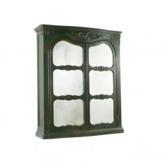 Классический распашной шкаф с зеркальными вставками - che/357