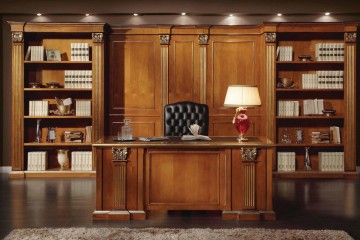 Классический кабинет орехового оттенка - scp/008