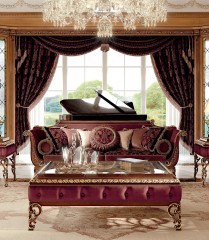 Декорированный стол с пурпурно-розовой отделкой - bkk/476