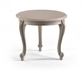 Круглый серый столик на 3 ножках - bkk/649