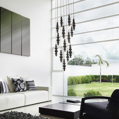 Люстра Leila black с 1 плафоном - ilf/157