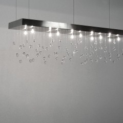 Прямоугольная люстра Drops - ilf/056