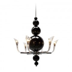Люстра Leila black с 5 рожками - ilf/095