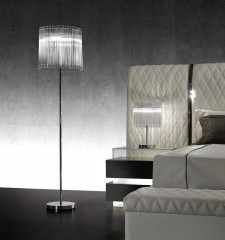 Торшер с абажуром из стеклянных стержней - rfa/244