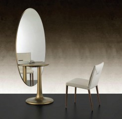 Напольное овальное зеркало-столик - rfa/281