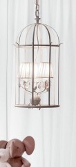 Люстра - клетка с 3 абажурами - dlf/349