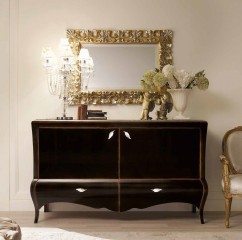 Зеркало с фацетом в ажурной позолоченной раме - mdg/0685