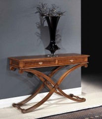 Консоль с 2 ящиками на перекрещенных ножках - mdg/0418