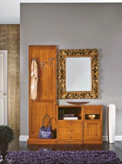 Зеркало в широкой резной позолоченной раме - mdg/0972