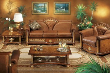 Гостиная с мебелью прямоугольной формы - mmgp/0216