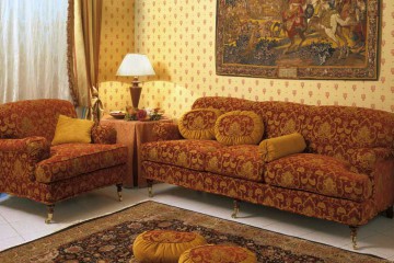 Комфортная гостиная в теплых тонах - mmgp/0269