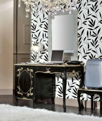 Прямоугольное зеркало в раме со стразами - mdg/1080