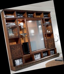 Книжный шкаф с ажурным орнаментом - mcrl/212