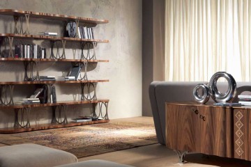 Книжный шкаф с открытыми полками - mcrl/114