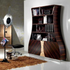 Фигурный книжный шкаф - mcrl/145