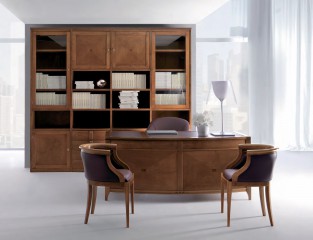 Рабочий кабинет с функциональным  книжным шкафом - mscc/194