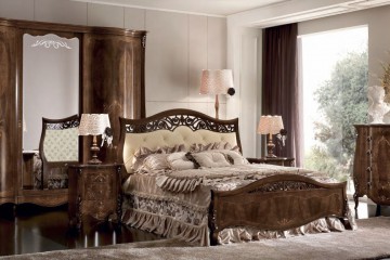 Спальня в сочетании темно-коричневого и бежевого оттенков - mscc/51