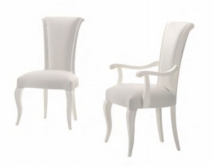 Обеденный стул с кожаной обивке - mscc/178