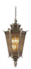 Светильник с фигурным плафоном и бронзовой отделкой - sctt/0396