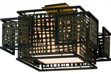 Люстра с креплением к потолку на квадратной пластине - sctt/0193