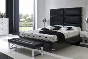 Черно-белая спальня - mamn/0146