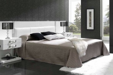 Современная белая спальня - mamn/0143