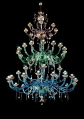 Трехцветная люстра - sbbg/0196