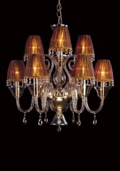 Люстра с коричневыми абажурами - sbbg/0283