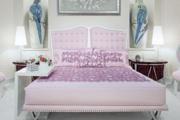 Бело-розовая спальня - misg/0367