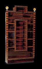 Книжный шкаф в оригинальном дизайне - misg/0013