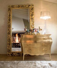 Зеркало с резной рамой - mobm/0117