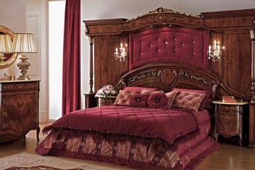 Композиция мебели для спальной комнаты в ярких тонах - mobm/0215