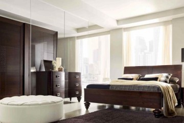 Мебель для спальни в темных тонах - mobm/0132