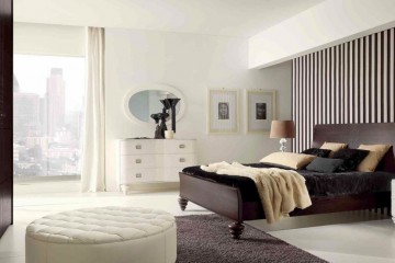 Мебель для спальни в кожаном варианте - mobm/0130