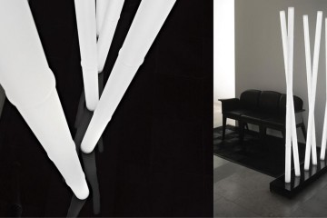 Торшер с 6 перекрещенными светодиодными трубками - rfa/173