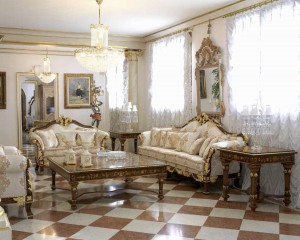 Роскошна гостиная с золотым убранством - mfmn/0463