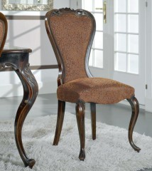 Стул Дениз коричневый с резьбой - matx/0158