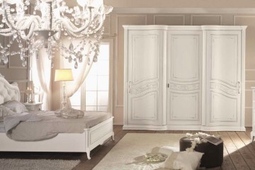 Спальный гарнитур белого цвета - mgdt/0056