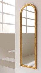 Узкое прямоугольное зеркало со скругленным верхом - msvgf/0124