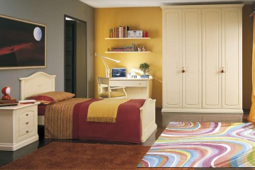 Светлая спальня с односпальной кроватью - mcnds/0135