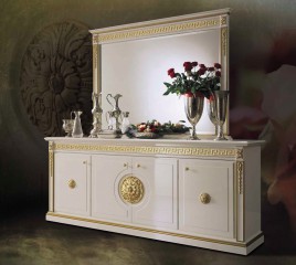 Белый глянцевый буфет - mcnds/0186