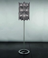 Бра с плафоном из ромбов, оформленных стеклянными бусинами - pzg/061