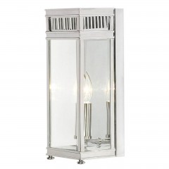 Настенный уличный фонарь Brighton chrome mini - esl/304