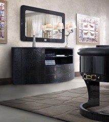 Позолоченная лампа с 3 кремовыми абажурами - fmi/232