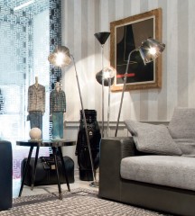 Хромированный торшер Trio - fmi/577