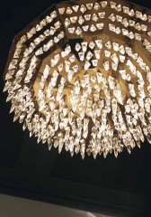 Люстра с заостренными хрустальными кристаллами - mvsn/0249